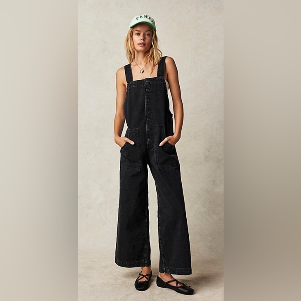 We The Free Fields if Flowers Wide Leg Overall